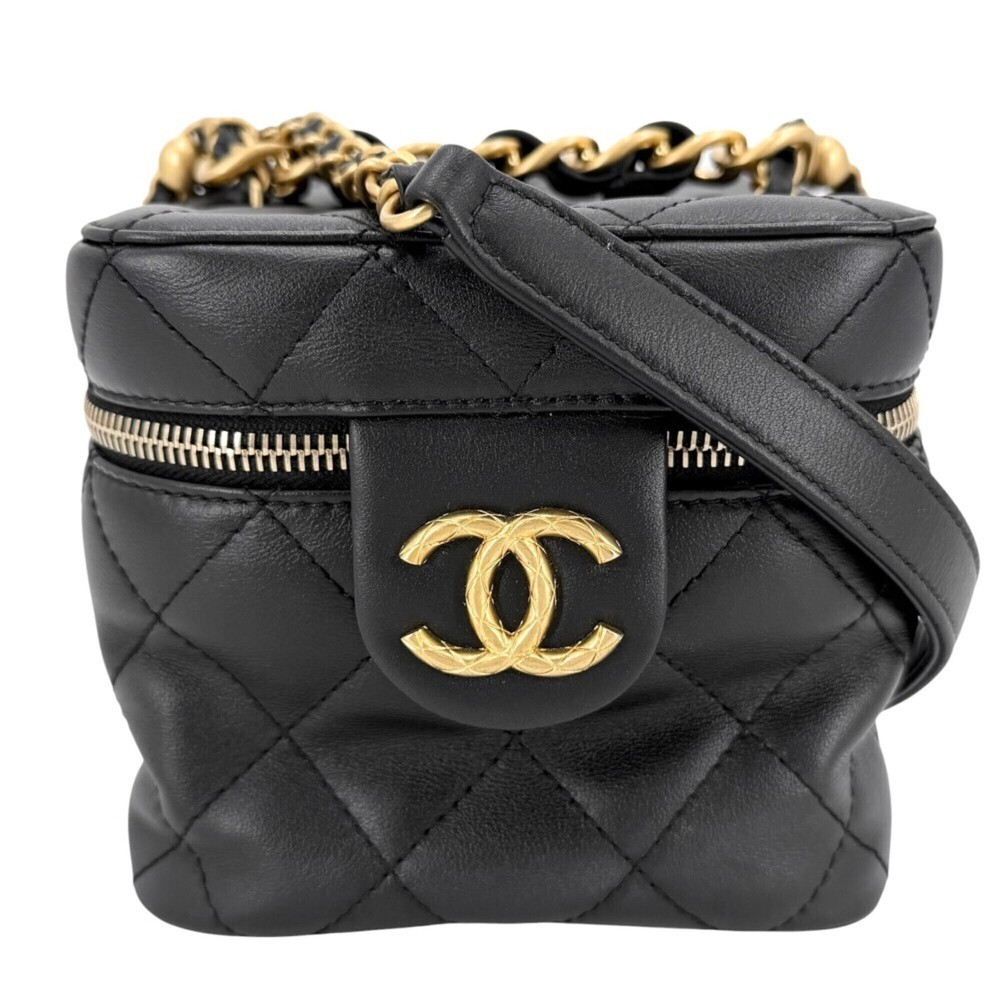 Chanel Women's Matelassé Shoulder Bag, Coco Mark, Handbag, Crossbody Chain St...